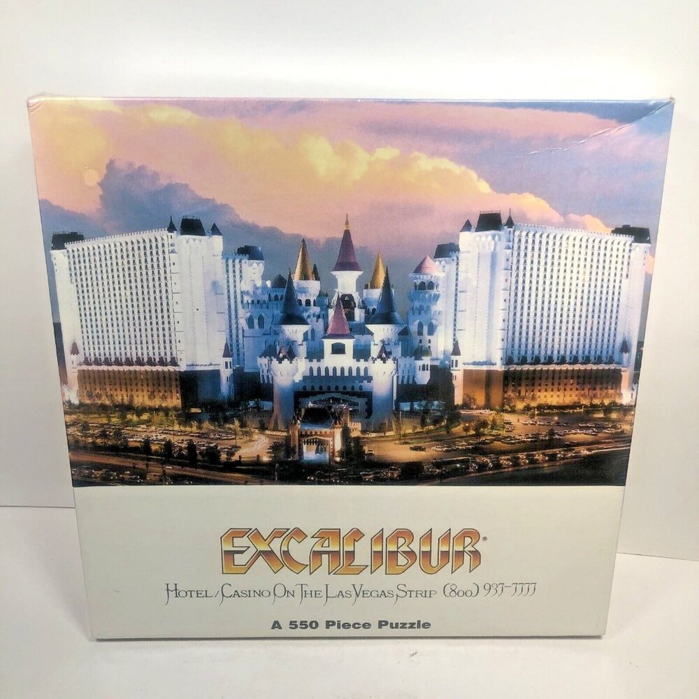 VTG Las Vegas Excalibur Hotel & Casino Jigsaw Puzzle 550 Piece